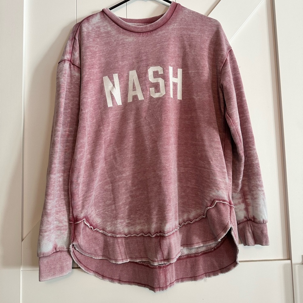 NASH Long Sleeve Crew Neck Size Medium